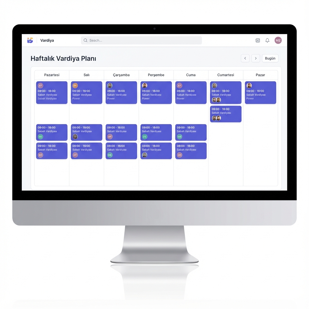 Vardiya Planlama Arayüzü